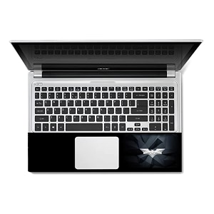 vinyl full panel laptop skin stickers bubble-free hd quality sticker for laptops upto 15634 dustproofwaterproofscratchproofreusable - batman wt fl