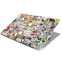 Full Laptop Skin Stickers HD Quality Sticker for Laptops Upto 15.6" Compatible with Apple/Dell/HP/Lenovo/Acer/Asus/Sony (Dustproof|Waterproof|Scratchproof|Reusable) - Cartoon N FL EDS