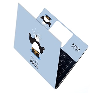 full laptop skin bubble-free hd quality sticker for laptops upto 15634 compatible with appledellhplenovoacerasussony dustproofwaterproofscratchproofreusable-panda anm fl