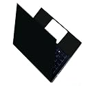 Full Laptop Skin Bubble-Free HD Quality Sticker for Laptops Upto 15.6" Compatible with Apple/Dell/HP/Lenovo/Acer/Asus/Sony (Dustproof|Waterproof|Scratchproof|Reusable)-Black FL ANM