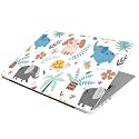 Full Laptop Skin Bubble-Free HD Quality Sticker for Laptops Upto 15.6" Compatible with Apple/Dell/HP/Lenovo/Acer/Asus/Sony (Dustproof|Waterproof|Scratchproof|Reusable)-Elephant FL1