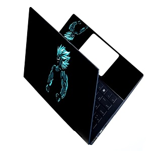 full laptop skin stickers hd quality sticker for laptops upto 15634 compatible with appledellhplenovoacerasussony dustproofwaterproofscratchproofreusable - goku bdy fl