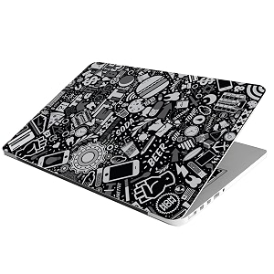 full laptop skin stickers hd quality sticker for laptops upto 15634 dustproofwaterproofscratchproofreusable - soda fl ron1