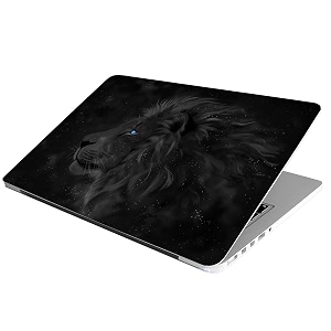 full laptop skin stickers hd quality sticker for laptops upto 15634 dustproofwaterproofscratchproofreusable - lion eye fl5