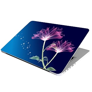 full laptop skin stickers hd quality sticker for laptops upto 15634 dustproofwaterproofscratchproofreusable - flower 2 fl1