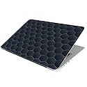 Full Laptop Skin Stickers HD Quality Sticker for Laptops Upto 15.6" (Dustproof|Waterproof|Scratchproof|Reusable) - Hexagon BK FL1