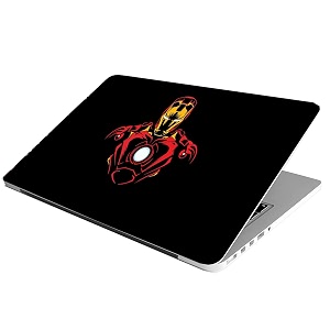 laptop skin stickers bubble-free hd quality sticker for laptops upto 15634 dustproofwaterproofscratchproofreusable - iron man eds1