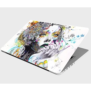 laptop skin stickers hd quality sticker for laptops upto 15634 compatible with appledellhplenovoacerasussony dustproofwaterproofscratchproofreusable - women bw