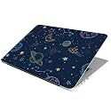 Laptop Skin Stickers Bubble-Free HD Quality Sticker for Laptops Upto 15.6" (Dustproof|Waterproof|Scratchproof|Reusable) - Space BL EDS