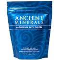Ancient Minerals Magnesium Bath Flakes, Epsom Salt Alternative, 1.65lb