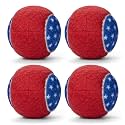 ANCKNE Walker Tennis Balls Precut Tennis Balls for Walkers 4PCS Walkers Legs Universal Precut Glide Balls, Heavy Duty Long Lasting Felt Pad Glide Coverings for Furniture Legs and Floor Protection