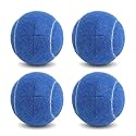ANCKNE Walker Tennis Balls Precut Tennis Balls for Walkers 4PCS Walkers Legs Universal Precut Glide Balls, Heavy Duty Long Lasting Felt Pad Glide Coverings for Furniture Legs and Floor Protection