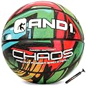 AND1 Chaos Rubber Basketball, Official Regulation Size 7(29.5")
