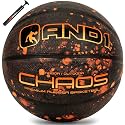 AND1 Rubber Basketball, Official Regulation Size 7(29.5"), Indoor/Outdoor