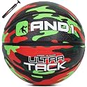 AND1 Rubber Basketball, Official Regulation Size 7(29.5"), Indoor/Outdoor