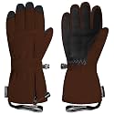 Andake Winter Ski Snow Gloves for Kids 2-14 - Waterproof Thermal Mittens for Boys Girls with Anti-Loss Wrist Strap, Windproof Cold Protection &amp; Cute Printing Design Toddler Snow Gloves