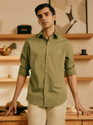 Andamen Men Regular Fit Solid Casual Shirt