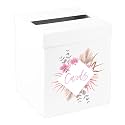 Andaz Press Sturdy White Wedding Day Card Box Boho Wedding Gift Boxes for Cards Card Box for Bridal Shower Baby Shower Birthday Graduation Events 10x10x10 Inches