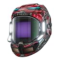ANDELI Auto Darkening Welding Helmet with Light,Upgraded Solar Powered