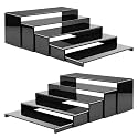 ANDGOO 10 Pack Large Acrylic Display Stands, 2 Set(10”L-11”L-12”L)