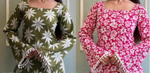 Andheriya Attire Women Floral Print Tunic Kurta