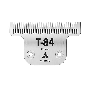 andis 21641 ultra edge dog clipper blade carbon-infused steel with exclusive hardening process long-lasting blades 332-inch cut length for dogs amp medium-sized animals size-t-84 chrome
