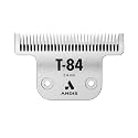 Andis 21641, Ultra Edge Dog Clipper Blade Carbon-Infused Steel with Exclusive Hardening Process, Long-Lasting Blades, 3/32-Inch Cut Length for Dogs & Medium-Sized Animals, Size-T-84, Chrome