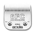 Andis 63155 UltraEdge Size 6FC Clipper Blade, Professional Dog Grooming Cutter, Replacement Pet Hair Trimmer for Precise Coat Trimming, Smooth Finish and Reliable Grooming Performance