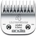 Andis 64090 Carbon-Infused Steel UltraEdge Dog Clipper Blade, Size-4 Skip-Tooth, 3/8-Inch Cut Length