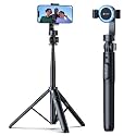 Andobil MagStick 63.5" Magnetic Selfie Stick Tripod, Redefined Phone Stand Compatible With MagSafe, Extendable Cell Phone Tripod With Wireless Remote for iPhone 13 12 S22 S21 & All