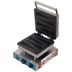 andrew james rectangle waffle baker for commercial use sandwich waffle - 1 year warrantyteflon coating isn39t covered  free waffle making accessories silicone tong spatula brush batter bottle