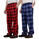 Andrew Scott Men's Flannel Drawstring Pajama Pants