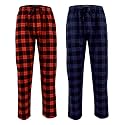 Andrew Scott Men's Flannel Drawstring Pajama Pants