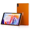 Andriod 14 Tablet 8 inch Tablet, 2024 Latest Octa-Core Processor, with 64GB ROM, 8(3+5)GB RAM, 6FT Charging Cable, 5V/2A Charging Adapter, 4000mAh Battery, Updated Typc-C Port, Dual-speakers, Orange