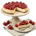 ANDY ANAND CHOCOLATIER Exquisite 9-Inch Strawberry Cheesecake - Gourmet, Fresh California Cream Cheese, Handmade, No Preservatives, Perfect for Celebrations
