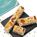 Andy Anand Spanish Soft Nougat with Candied Orange Peel & Roasted Almonds - 7 oz Wildflower Honey Turron, Gluten-Free, Dairy-Free, Soy-Free Gourmet Gift