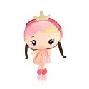 ANESHA Girls' Trendy Doll Shoulder Bag with Sparkling Hair cartoon character bag Pack of 1 (30 x 18 x 5 CM)