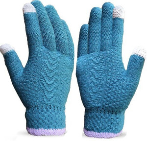 anesha self design winter women gloves