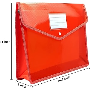 ang a4 plastic file folder poly envelope expanding file wallet document organizer with snap closure amp label pocket clear coloured waterproof accordion file pouch for office home storage set of 4