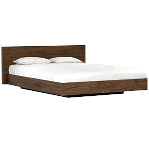 angel39s sheesham wood queen size platform non storage bed brown