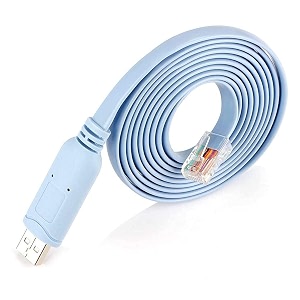 usb console cableusb to rj45 console serial console cable with ftdi chip compatible with routersswitches for laptops in windows etc pack of 1 pack of 1light blue
