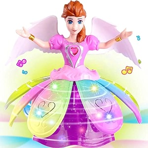 Angel Girl Musical Dancing Rotating Toy Attractive