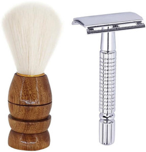 angel infinite safety razor and shaving brush 2 items in the set