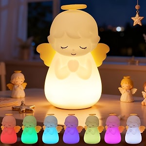 Angel Night Light Guardian Angel Nursery Light