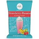 Angel Specialty Products, Blended Smoothie, 3-Pound Bag Instant Frappe Powder Mix, Strawberry Banana [3 LB] [34 Servings]
