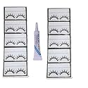 Angelie 10Pcs False Eyelash With Eyelash Glue
