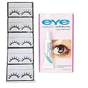 Angelie false eyelashes 5 pcs and 1 pcs eyelash glue (Eye combo)