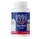 Angels' Eyes Natural Plus Tear Stain Supplement Powder for Dogs | Sweet Potato Flavor | 75g | Vegetarian Daily Support to Prevent Stained Fur | Eyebright & Olive Leaf | No Wheat or Corn