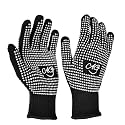 ANGENIL Heat Resistant Gloves for Hair Styling, Double Sided Non-Slip Silicone Gloves, Elastic Heat Resistant Gloves for Straighteners, Curling Irons and Hot Air Brushes, Pack of 2, White