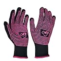 ANGENIL Heat-resistant gloves, non-slip, heat protection gloves with silicone dots